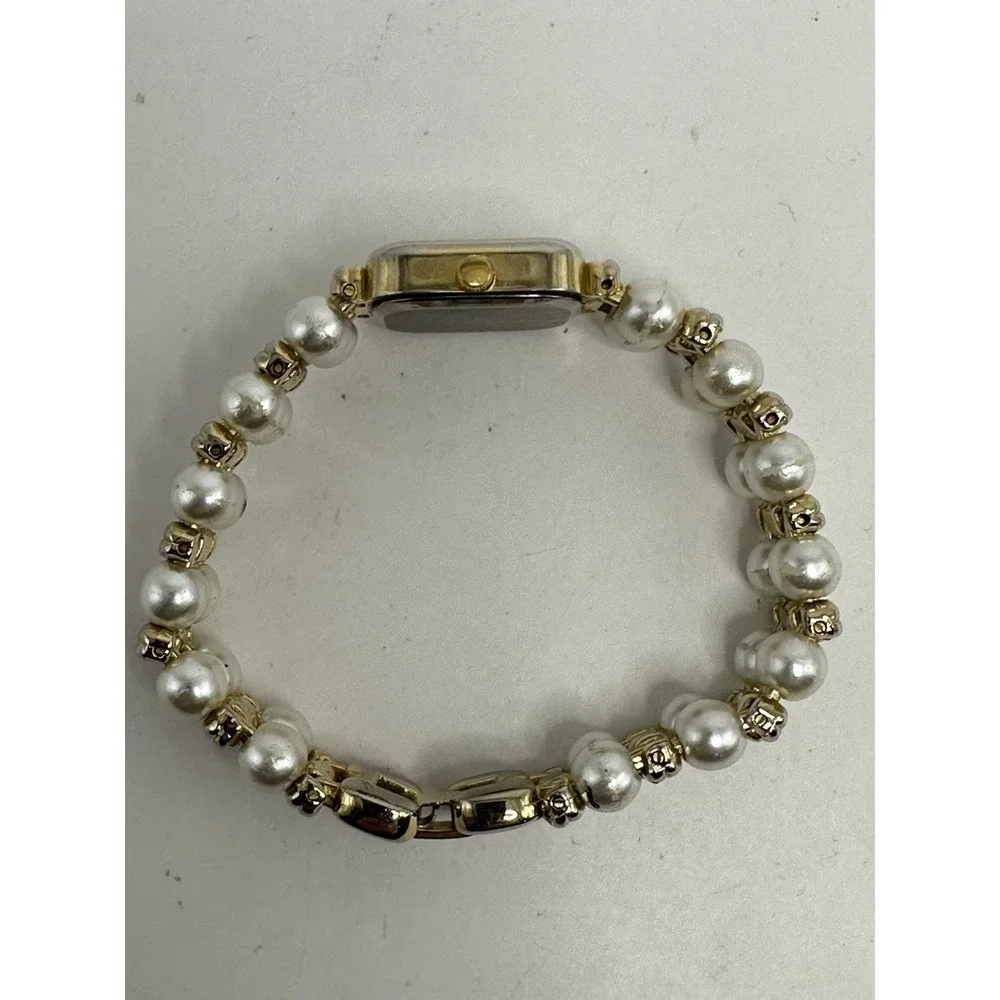 Ronica Faux Pearl Ladies MOP Watch New Battery 20MM‎ 7.25